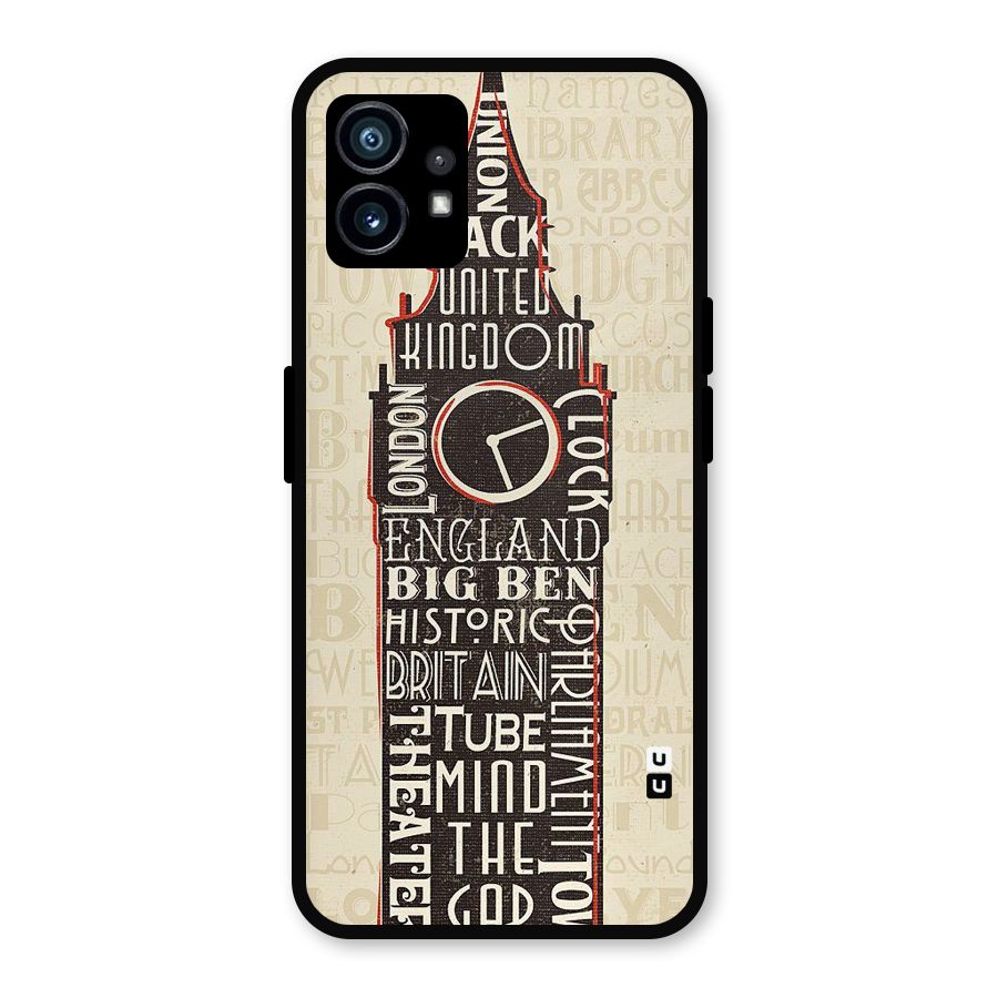 Cap City Design Metal Back Case for Nothing Phone 1