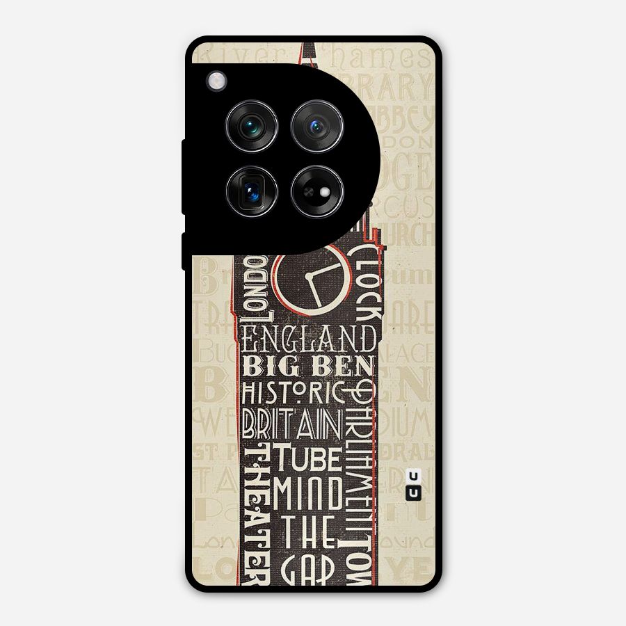 Cap City Design Metal Back Case for OnePlus 12