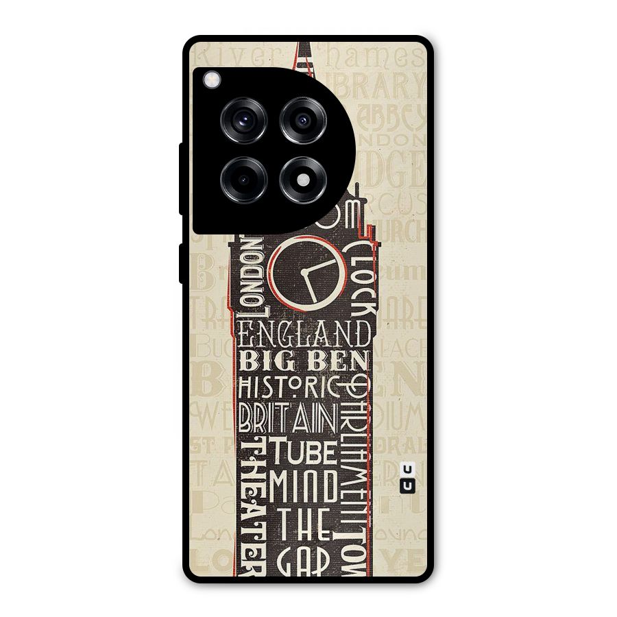 Cap City Design Metal Back Case for OnePlus 12R