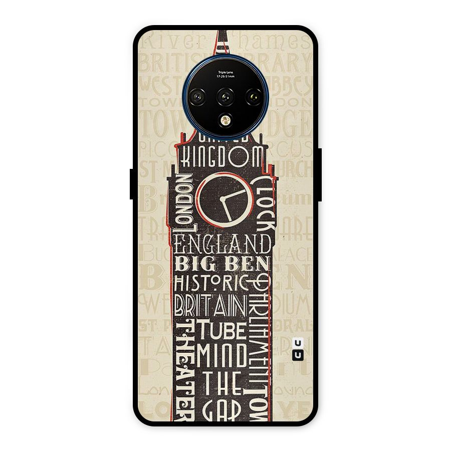 Cap City Design Metal Back Case for OnePlus 7T