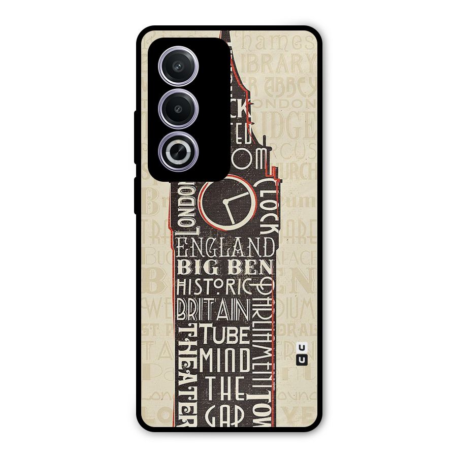 Cap City Design Metal Back Case for Oppo A3 Pro