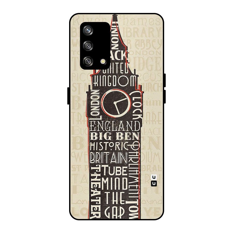 Cap City Design Metal Back Case for Oppo F19