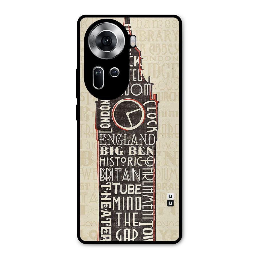 Cap City Design Metal Back Case for Oppo Reno11 5G