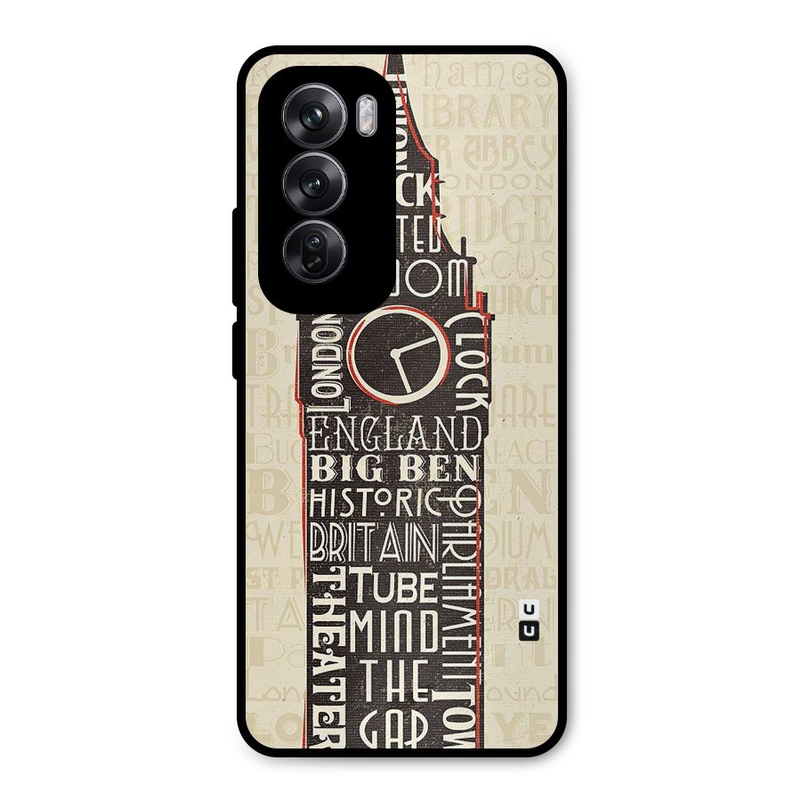 Cap City Design Metal Back Case for Oppo Reno12 Pro