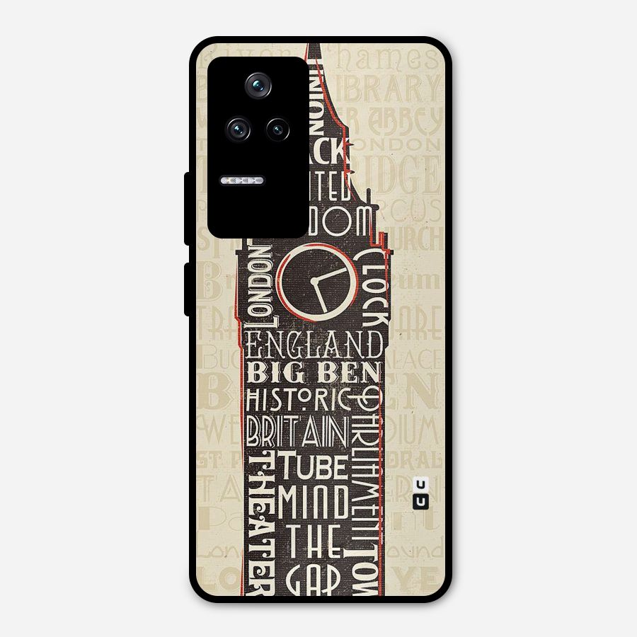 Cap City Design Metal Back Case for Poco F4 5G