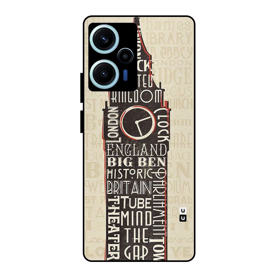 Cap City Design Metal Back Case for Poco F5