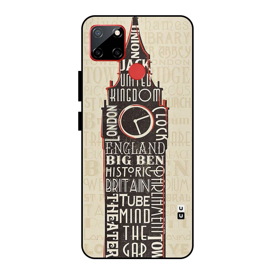 Cap City Design Metal Back Case for Realme C12