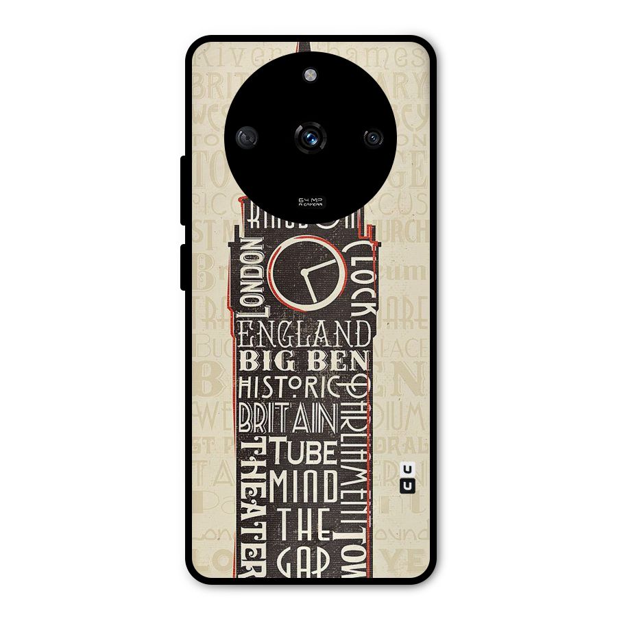 Cap City Design Metal Back Case for Realme Narzo 60 5G
