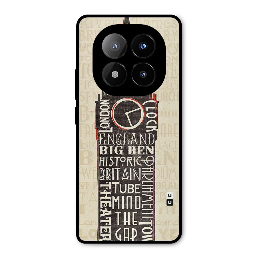 Cap City Design Metal Back Case for Redmi Note 14 Pro Plus 5G