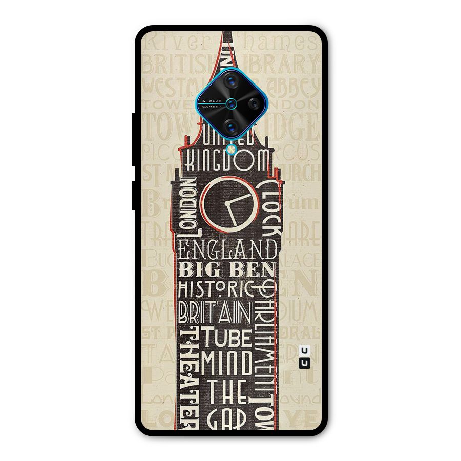 Cap City Design Metal Back Case for Vivo S1 Pro