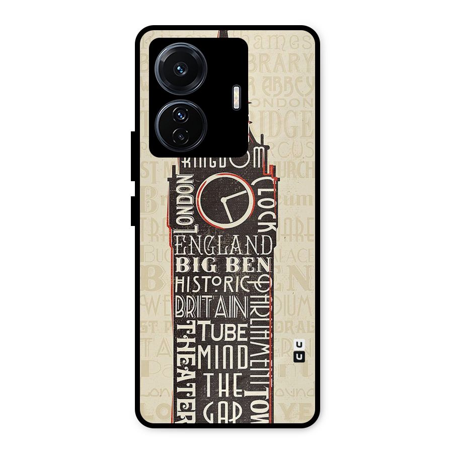 Cap City Design Metal Back Case for Vivo T1 Pro