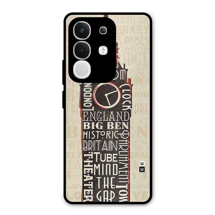 Cap City Design Metal Back Case for Vivo T4x