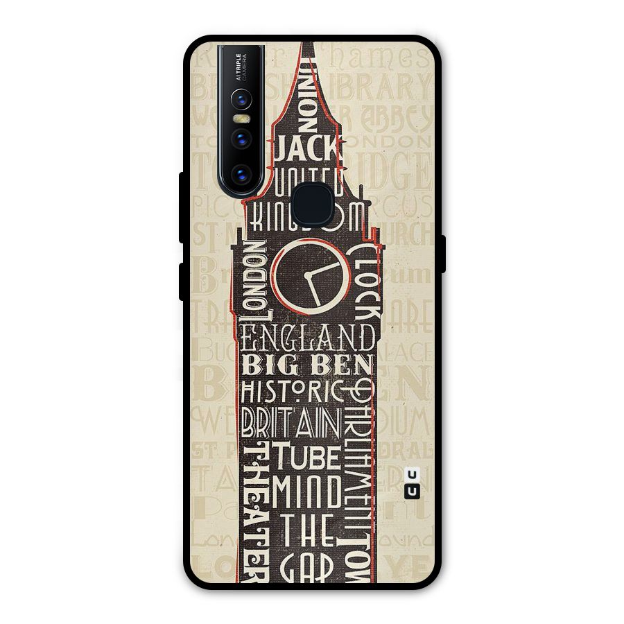 Cap City Design Metal Back Case for Vivo V15