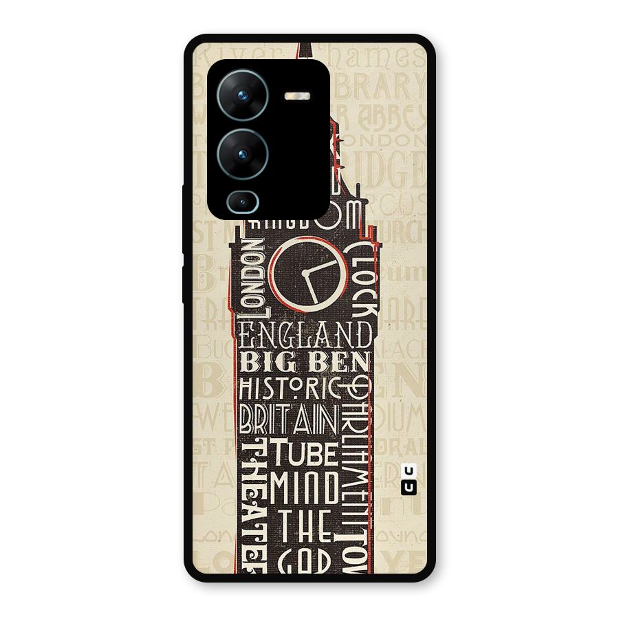 Cap City Design Metal Back Case for Vivo V25 Pro