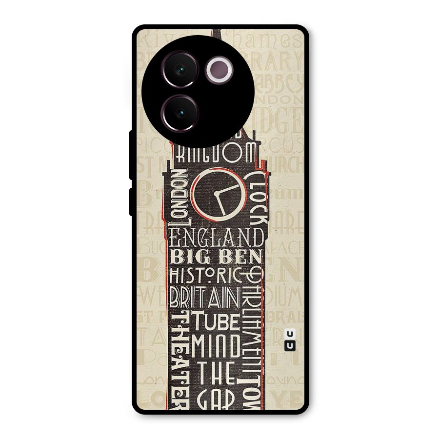 Cap City Design Metal Back Case for Vivo V30e
