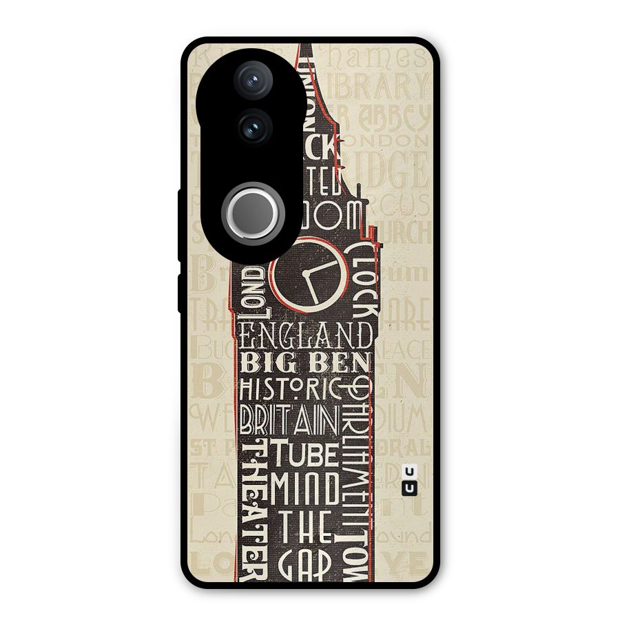 Cap City Design Metal Back Case for Vivo V50e