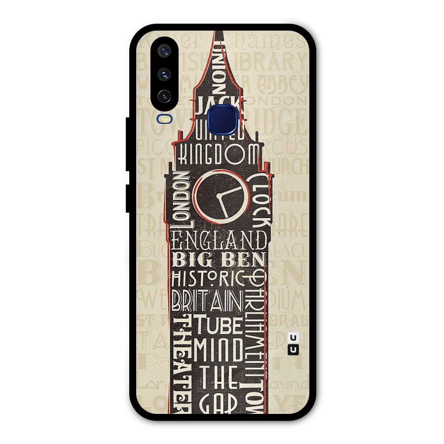 Cap City Design Metal Back Case for Vivo Y15