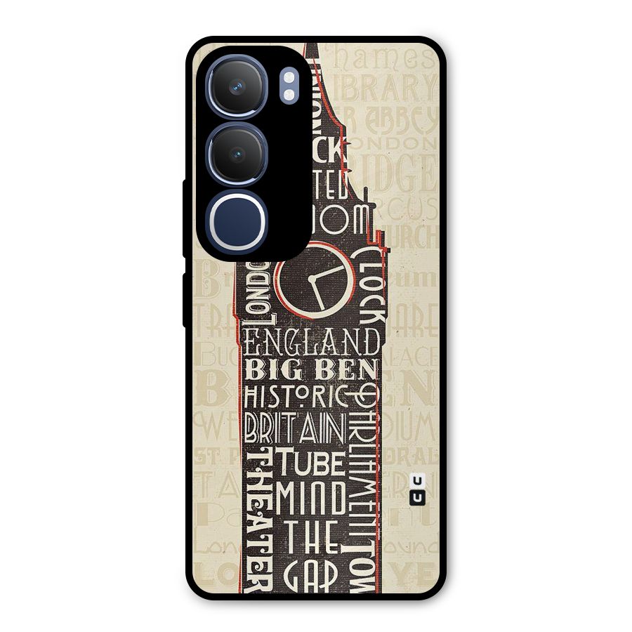 Cap City Design Metal Back Case for Vivo Y29