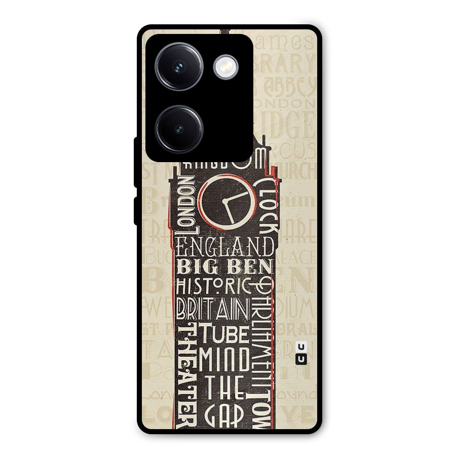 Cap City Design Metal Back Case for Vivo Y300 Plus