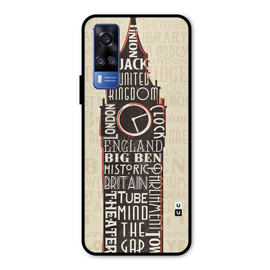 Cap City Design Metal Back Case for Vivo Y31