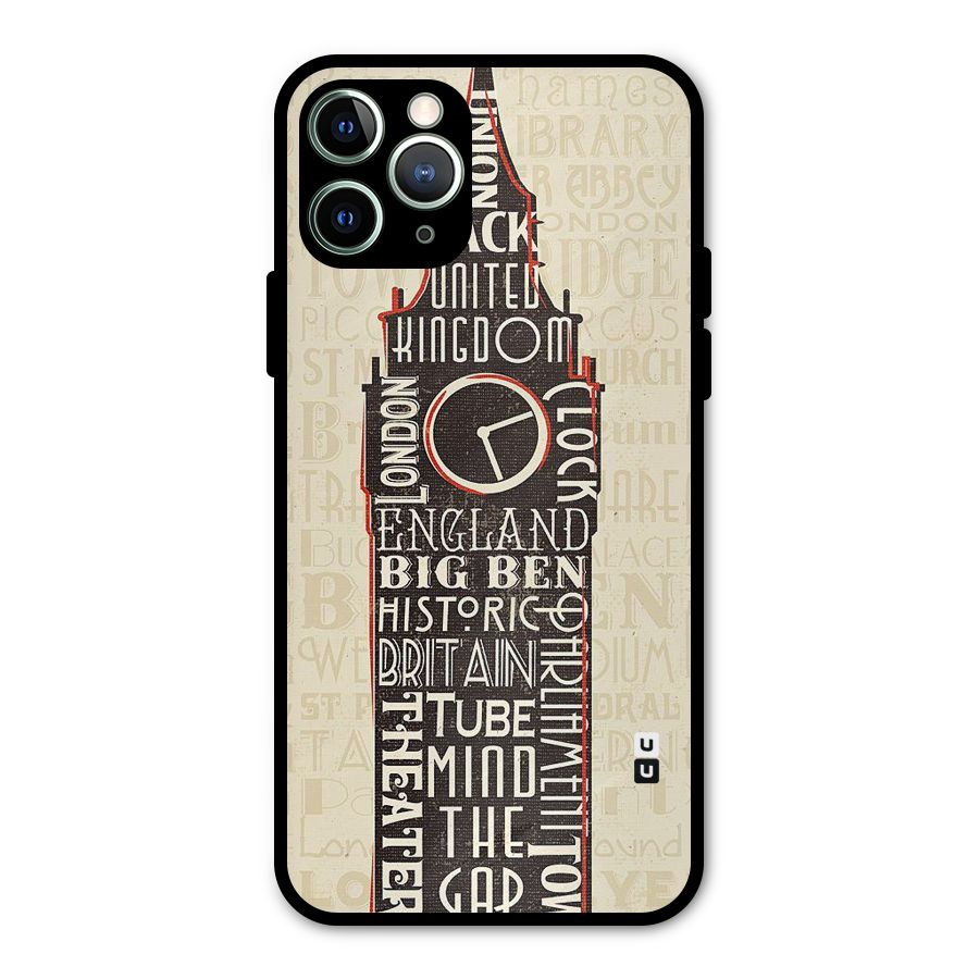 Cap City Design Metal Back Case for iPhone 11 Pro Max