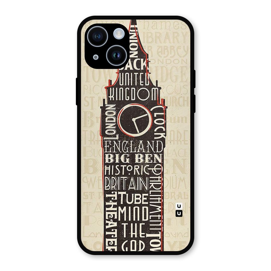 Cap City Design Metal Back Case for iPhone 14