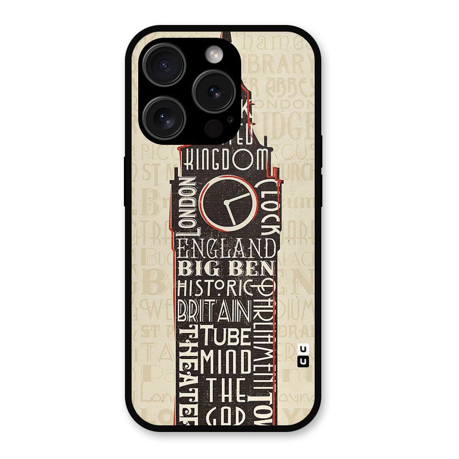 Cap City Design Metal Back Case for iPhone 15 Pro