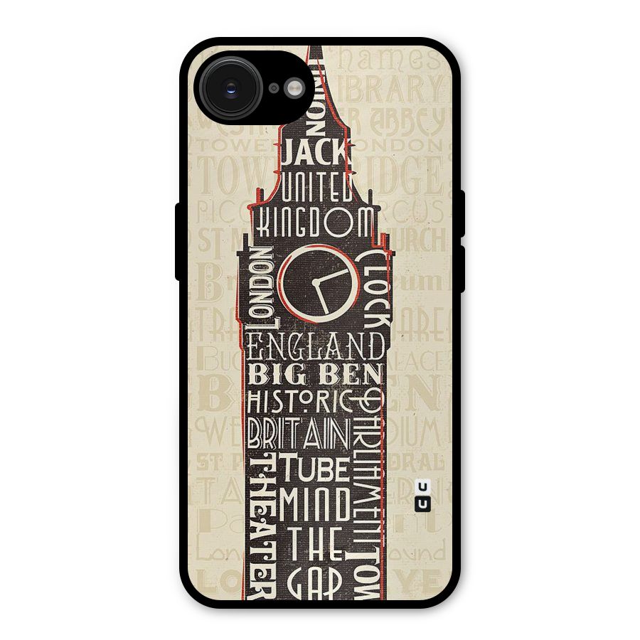 Cap City Design Metal Back Case for iPhone 16e