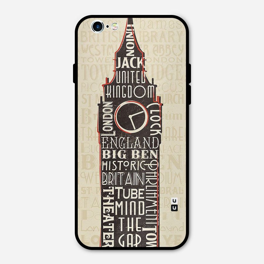 Cap City Design Metal Back Case for iPhone 6 6s