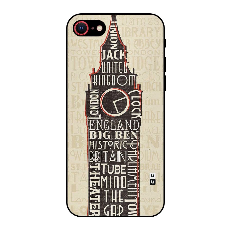 Cap City Design Metal Back Case for iPhone 7