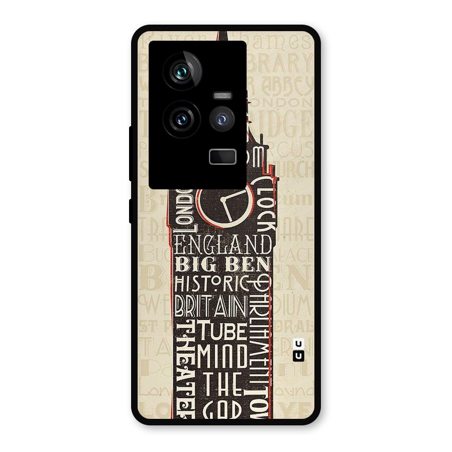 Cap City Design Metal Back Case for iQOO 11 5G