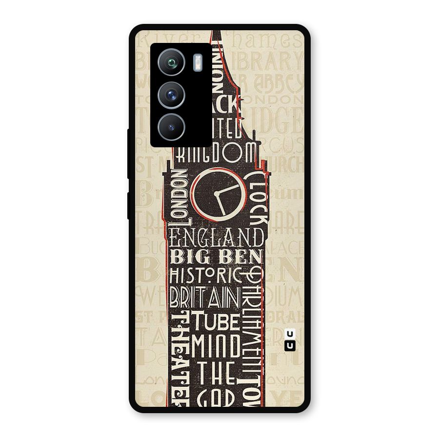 Cap City Design Metal Back Case for iQOO 9 SE