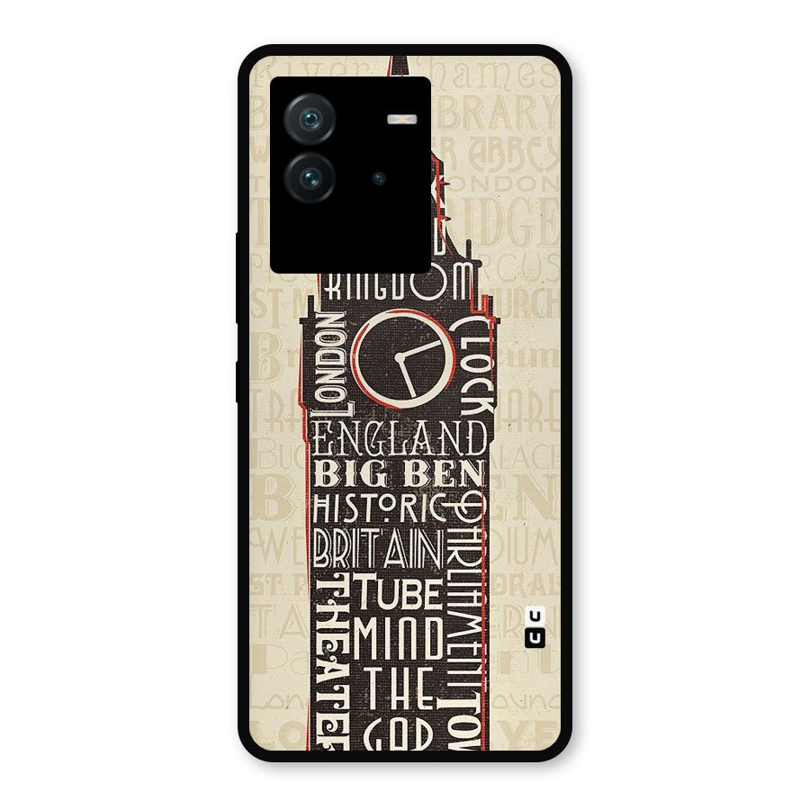 Cap City Design Metal Back Case for iQOO Neo 6 5G