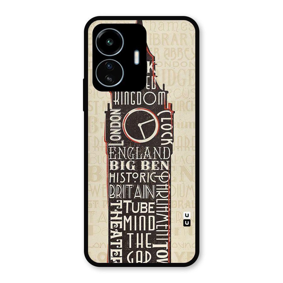 Cap City Design Metal Back Case for vivo iQOO Z6 Lite 5G