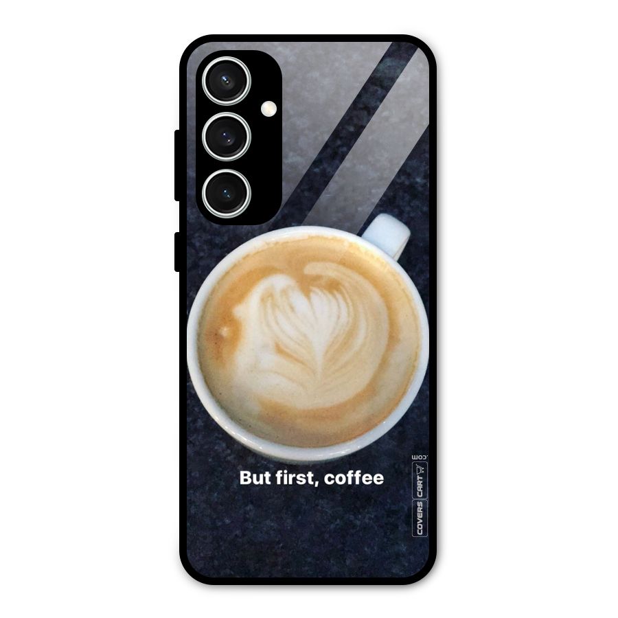 Cappuccino Coffee Glass Back Case for Galaxy S23 FE