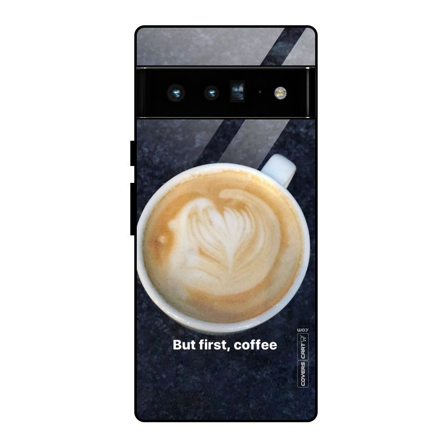 Cappuccino Coffee Glass Back Case for Google Pixel 6 Pro