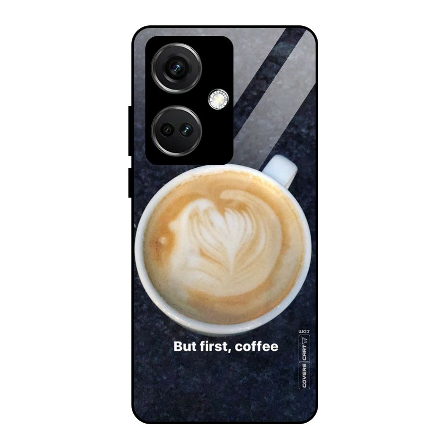 Cappuccino Coffee Glass Back Case for OnePlus Nord CE 3 5G