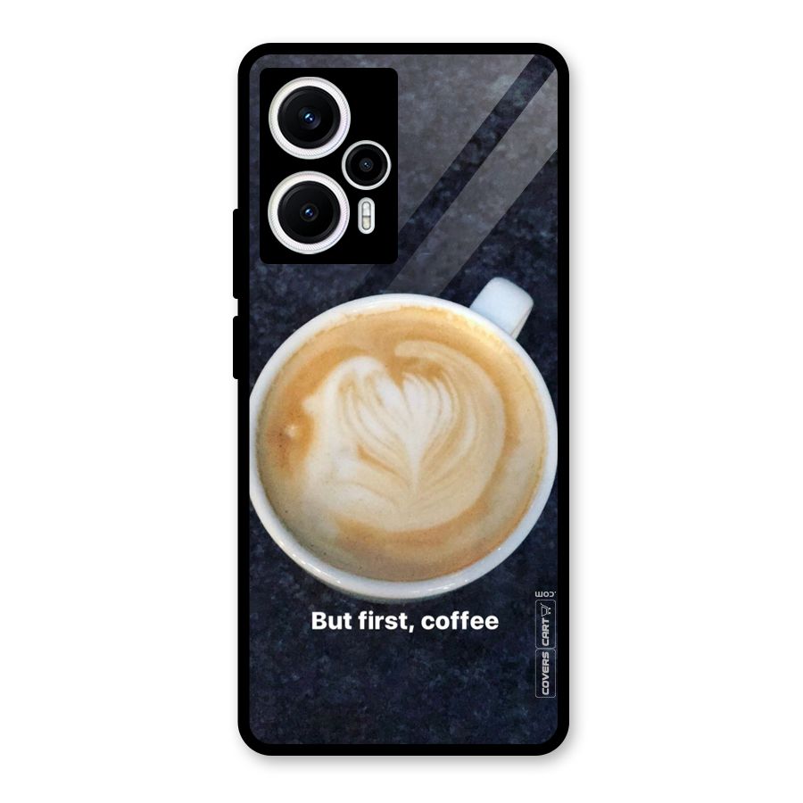 Cappuccino Coffee Glass Back Case for Poco F5