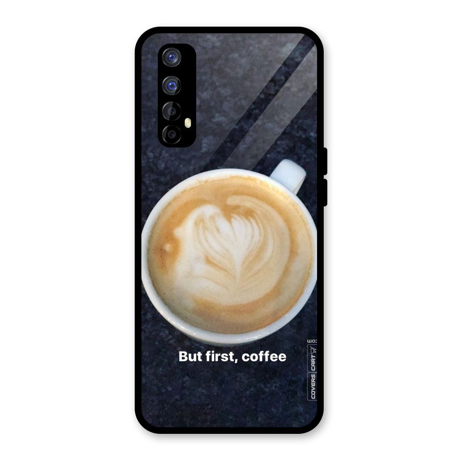 Cappuccino Coffee Glass Back Case for Realme Narzo 20 Pro