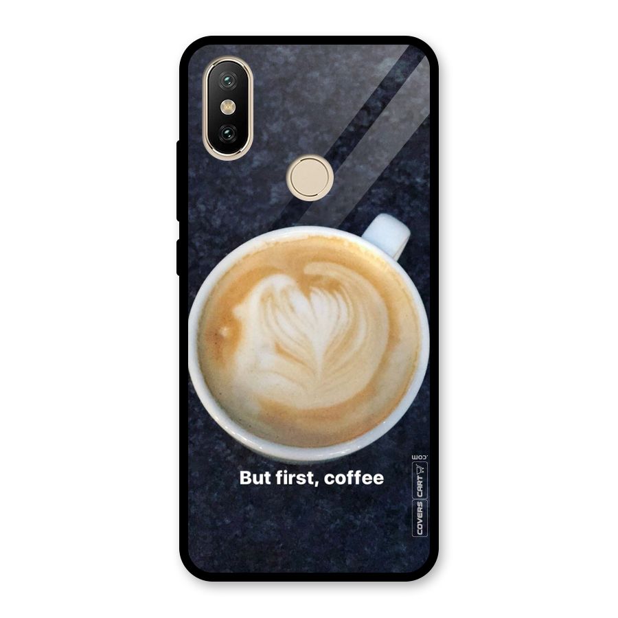 Cappuccino Coffee Glass Back Case for Redmi A2