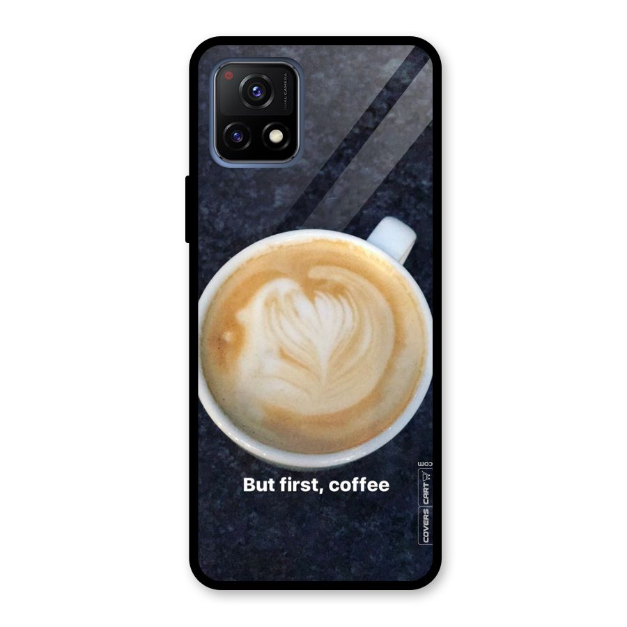 Cappuccino Coffee Glass Back Case for Vivo Y72 5G