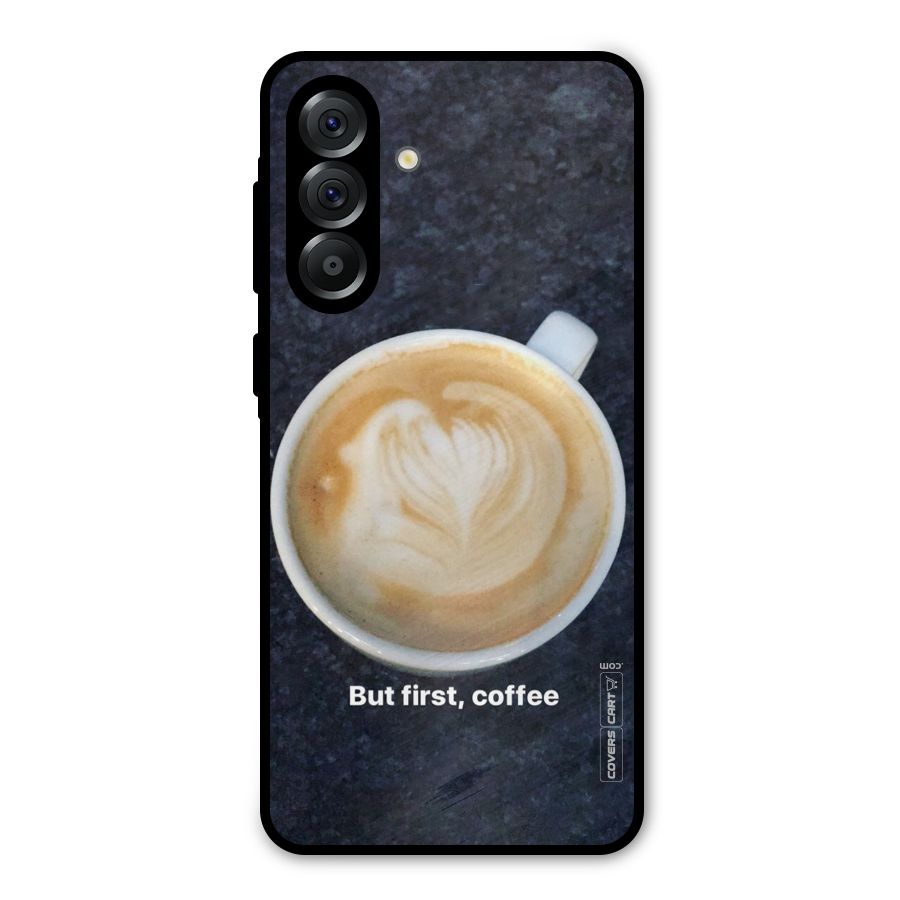 Cappuccino Coffee Metal Back Case for Galaxy A56
