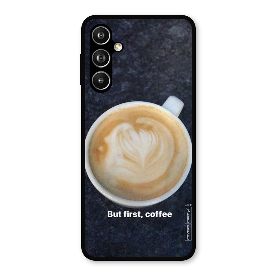 Cappuccino Coffee Metal Back Case for Galaxy F54