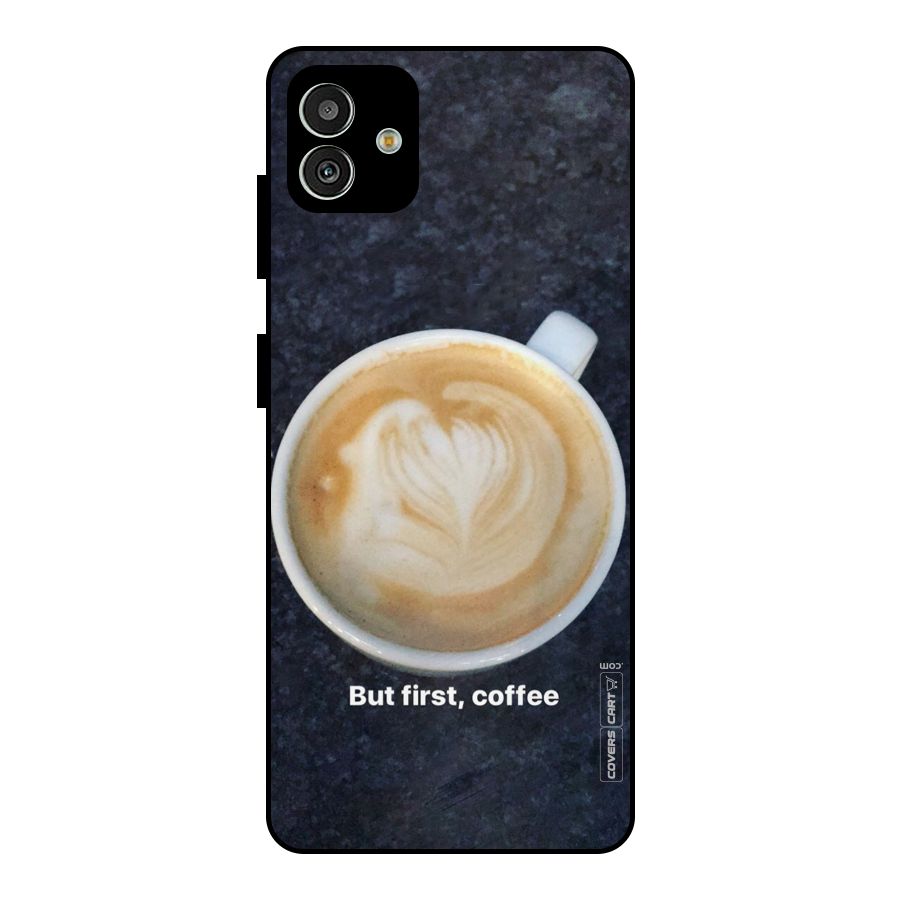 Cappuccino Coffee Metal Back Case for Galaxy M13 5G