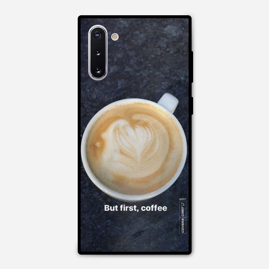 Cappuccino Coffee Metal Back Case for Galaxy Note 10
