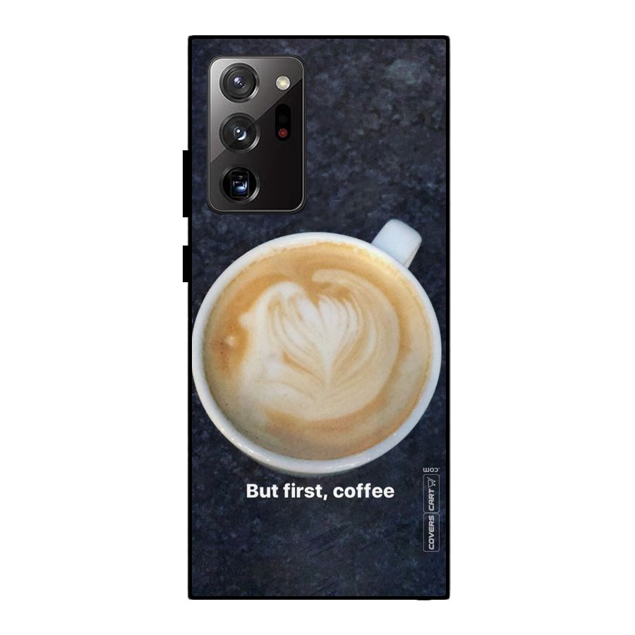 Cappuccino Coffee Metal Back Case for Galaxy Note 20 Ultra
