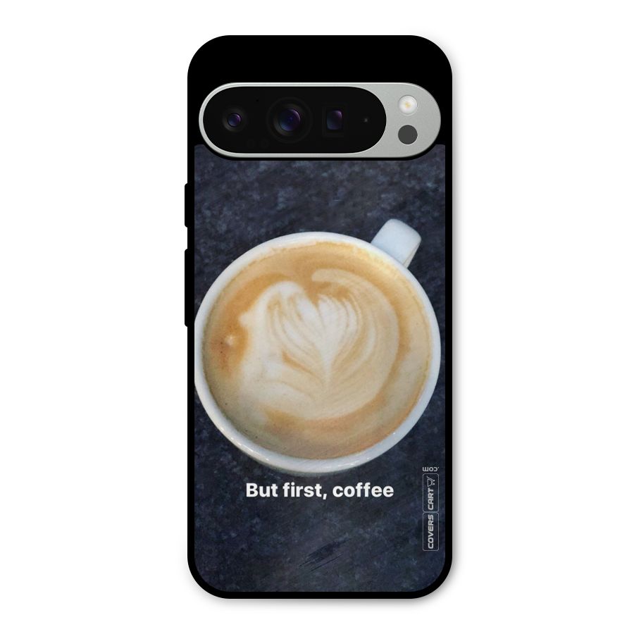 Cappuccino Coffee Metal Back Case for Google Pixel 9 Pro XL