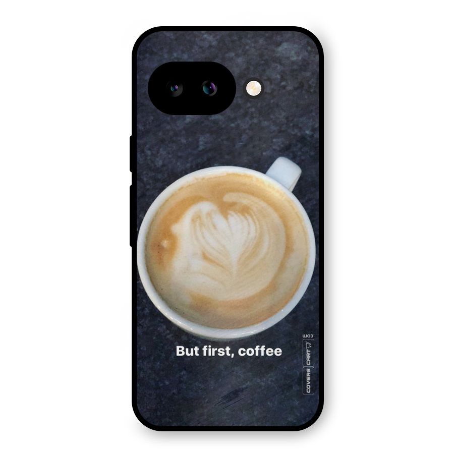 Cappuccino Coffee Metal Back Case for Google Pixel 9a
