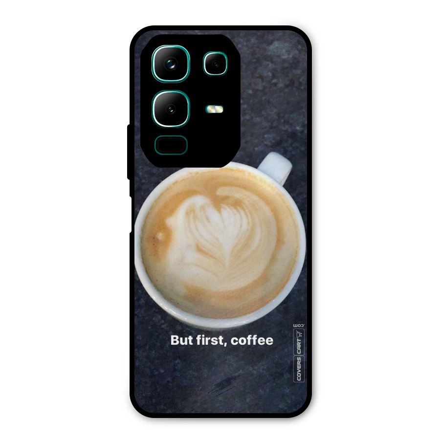 Cappuccino Coffee Metal Back Case for Infinix Note 50x