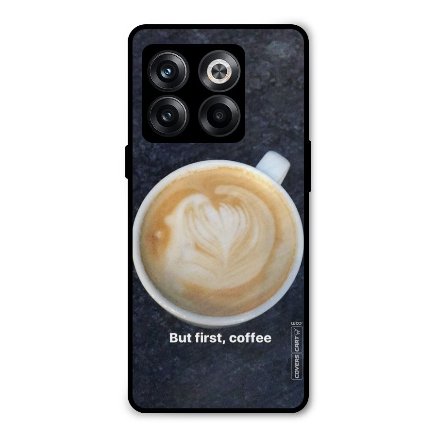 Cappuccino Coffee Metal Back Case for OnePlus 10T
